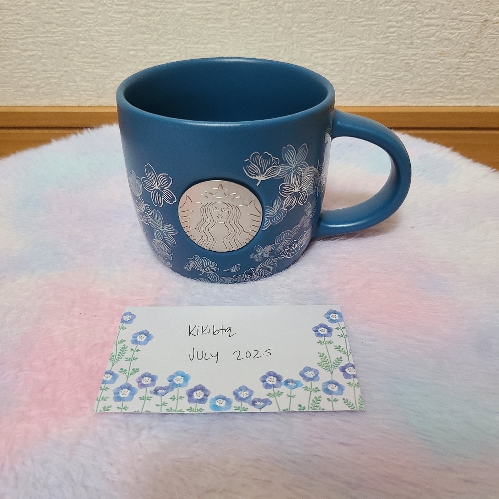 Blue Floral Mug // Starbucks Japan Sakura Collection Sold Only Online